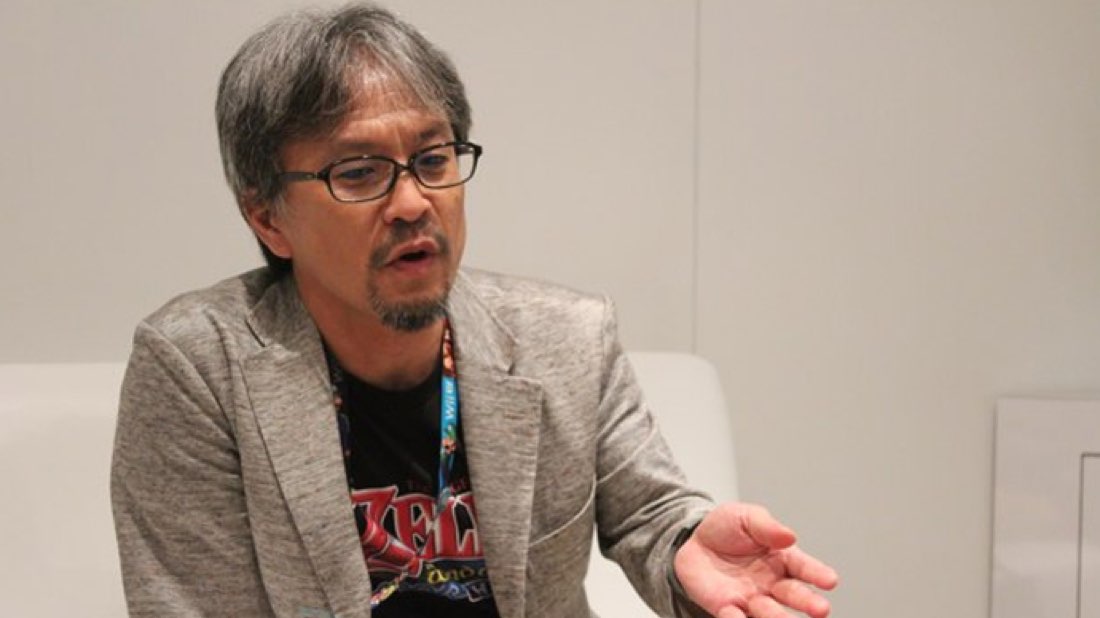 Portrait d'Eiji Aonuma, réalisateur de Majora's Mask, lors d'une interview